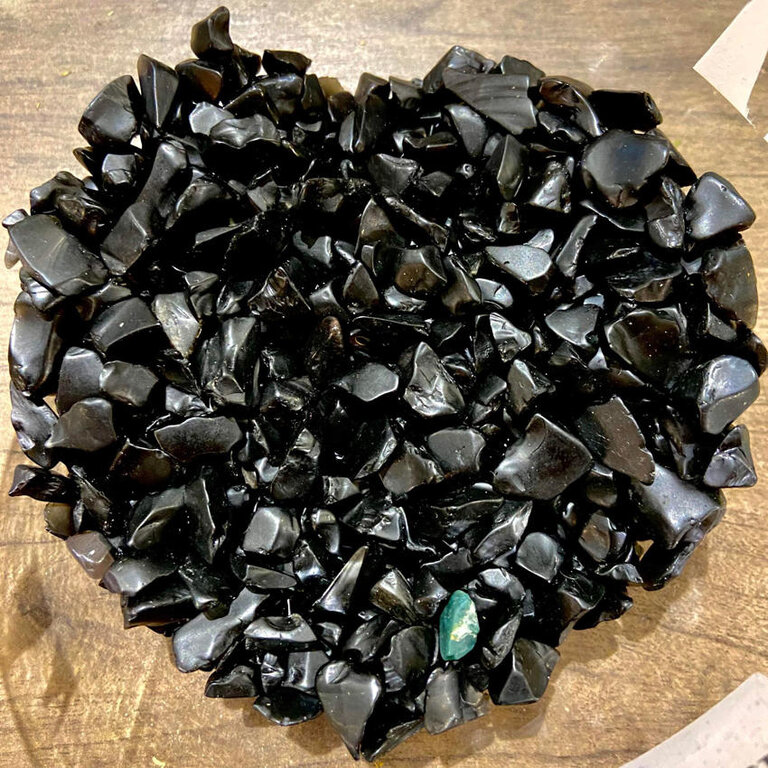 Luna Ignis Black Obsidian Chips 1oz (Crystal Chip Bar)