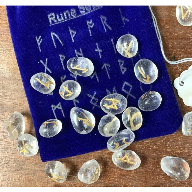 Rune Stones, Clear Quartz