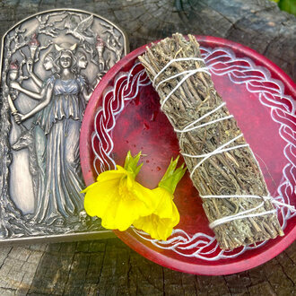 Luna Ignis Medium Smudge Lavender 4 Inches Luna Ignis Medium Smudge Lavender 4 Inches