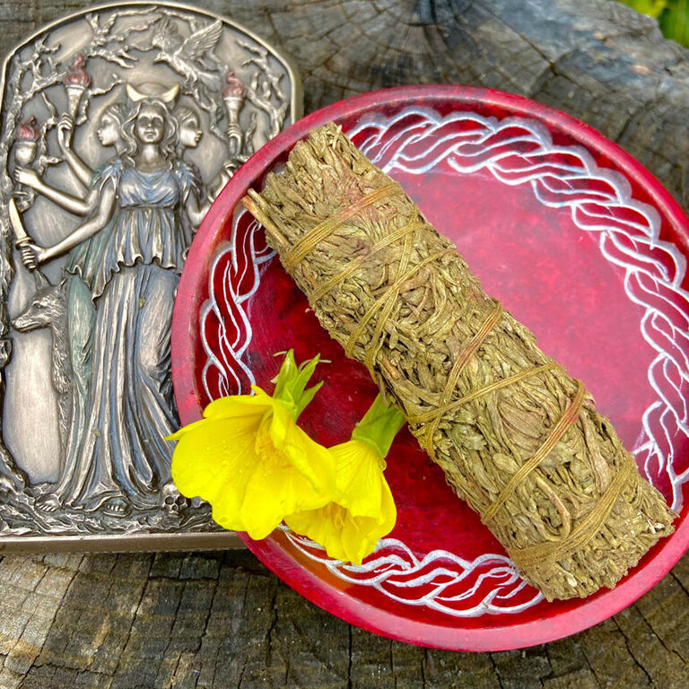 Luna Ignis Medium Smudge White Sage  Infused With Palo Santo 4 Inches