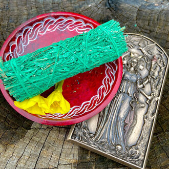 Luna Ignis Medium Smudge White Sage  Infused With Patchouli 4 Inches Luna Ignis Medium Smudge White Sage  Infused With Patchouli 4 Inches