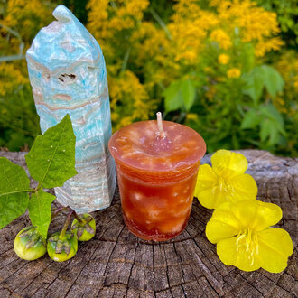 Luna Ignis Crystal Journey Reiki Charged Herbal Magic Spell Votives - Problem Solving Luna Ignis Crystal Journey Reiki Charged Herbal Magic Spell Votives - Problem Solving