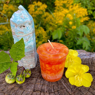 Luna Ignis Crystal Journey Reiki Charged Herbal Magic Spell Votives - House Warming Luna Ignis Crystal Journey Reiki Charged Herbal Magic Spell Votives - House Warming