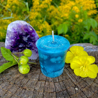 Luna Ignis Crystal Journey Reiki Charged Herbal Magic Spell Votives - Angel's Influence Luna Ignis Crystal Journey Reiki Charged Herbal Magic Spell Votives - Angel's Influence
