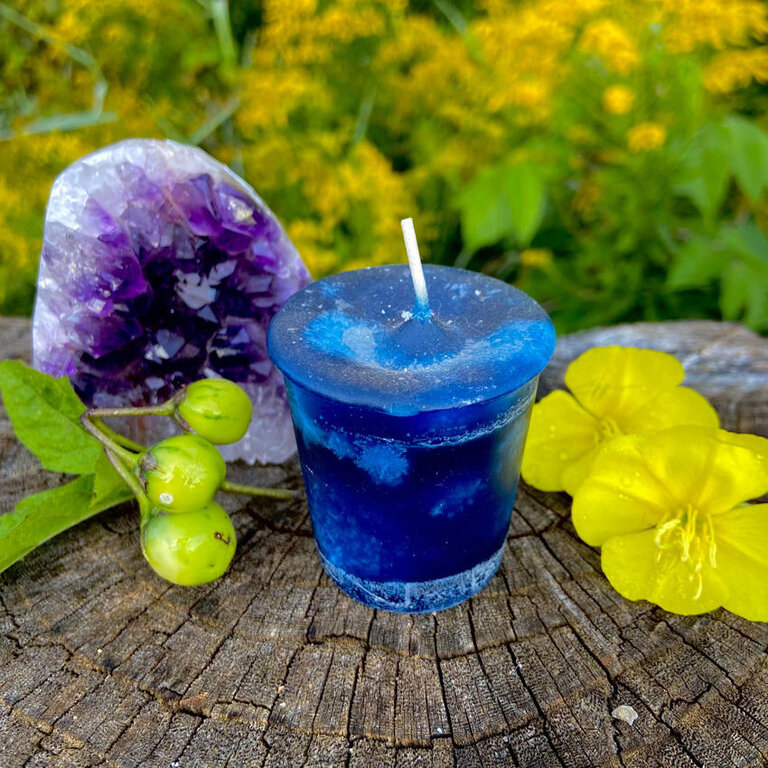 Luna Ignis Crystal Journey Reiki Charged Herbal Magic Spell Votives - Gratitude
