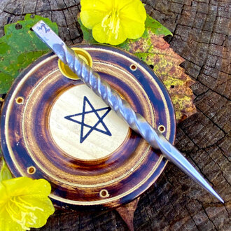 Luna Ignis Cunning Craft Iron Burin or Candle Scribe With Single Twist