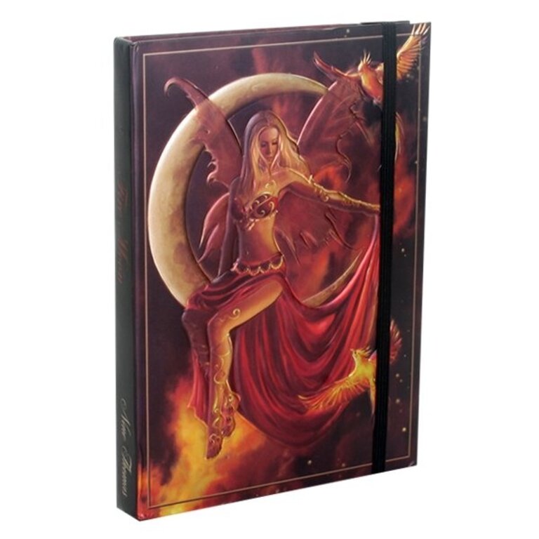 Pacific Fire Moon Embossed Journal