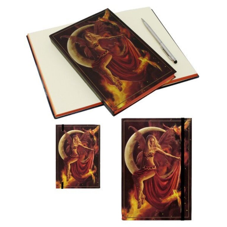Pacific Fire Moon Embossed Journal