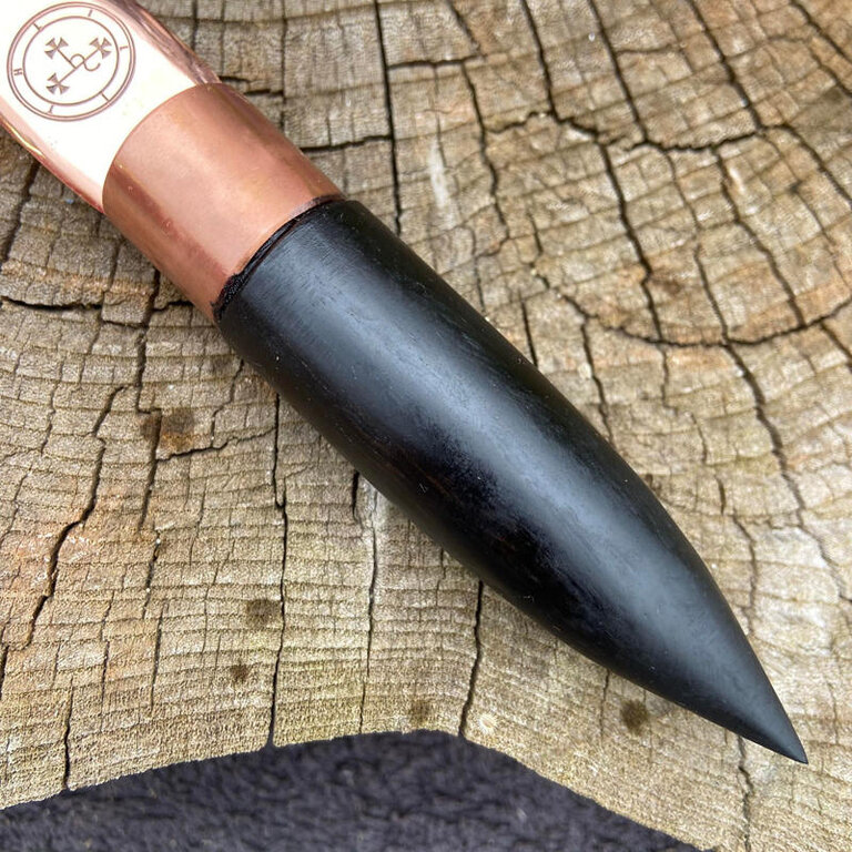 Luna Ignis Copper and Ebony Lilith Athame