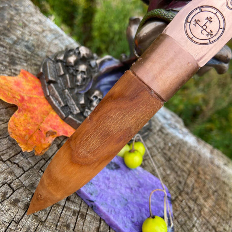 Luna Ignis Copper and Apple Lilith Athame Triskelion Cunning Craft