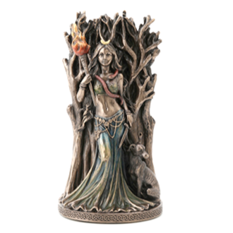 Luna Ignis Hecate Greek Goddess of Magic and Her Hound
