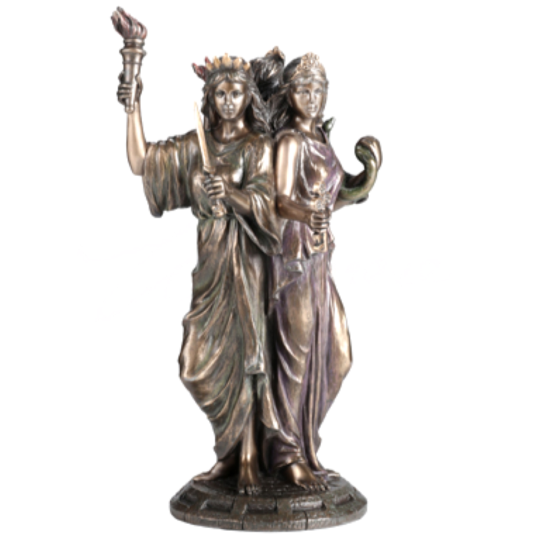 Luna Ignis Hecate Greek Triple Goddess of Magic (8-1/4 inch)