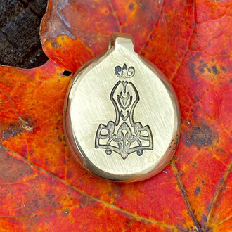 Luna Ignis Copy of Luna Ignis Hand Crafted Brass Mjolnir Amulet pendant Luna Ignis Copy of Luna Ignis Hand Crafted Brass Mjolnir Amulet pendant