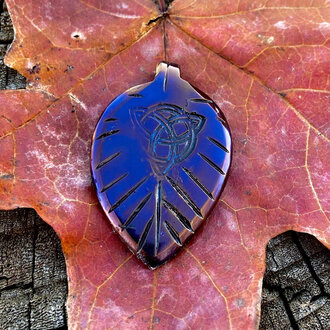 Luna Ignis Luna Ignis Hand Forged Unique Triquetra amulet Pendant Luna Ignis Luna Ignis Hand Forged Unique Triquetra amulet Pendant