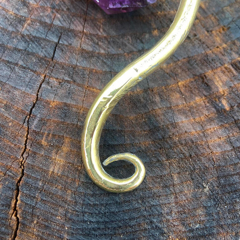 Luna Ignis Brass Torc Hand Crafted Small no1