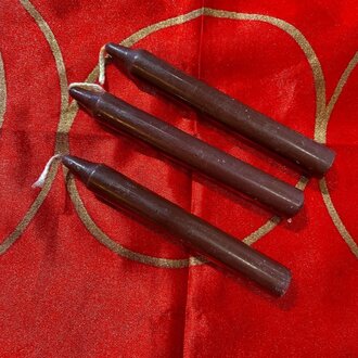 Luna Ignis Three Brown Chime Spell Candles At 35c Each Luna Ignis Three Brown Chime Spell Candles At 35c Each