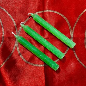 Luna Ignis Three Light Green Chime Spell Candles At 35c Each Luna Ignis Three Light Green Chime Spell Candles At 35c Each
