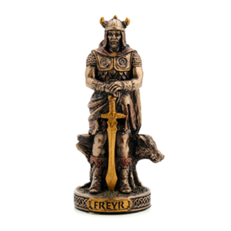 Luna Ignis Norse Mini Statue - Freyr (Bronze) Luna Ignis Norse Mini Statue - Freyr (Bronze)