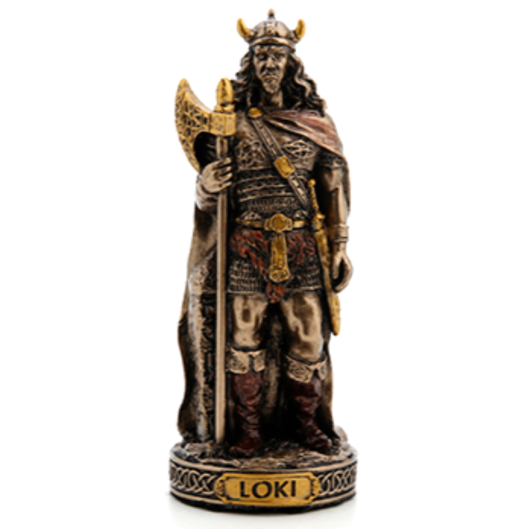 Luna Ignis Norse Mini Statue - Loki (Bronze)