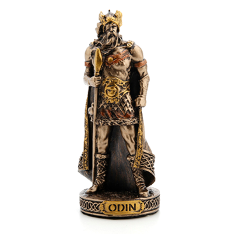Luna Ignis Norse Mini Statue - Odin [Standing] (Bronze)