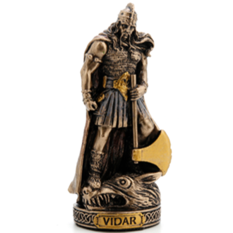 Luna Ignis Norse Mini Statue - Vidar (Bronze)