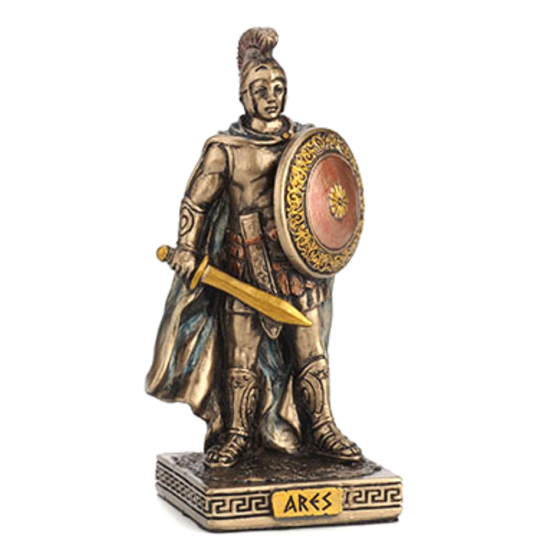 Luna Ignis Greek Mini Statue - Ares (Bronze)