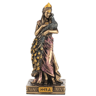 Luna Ignis Greek Mini Statue - Hera (Bronze)