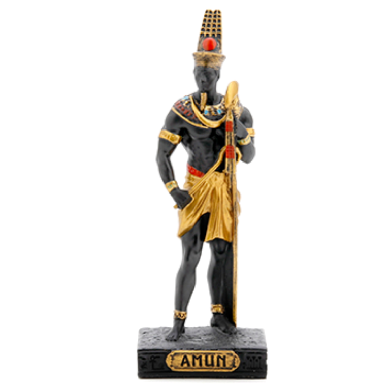 Luna Ignis Egyptian Mini Statue - Amun (Painted)