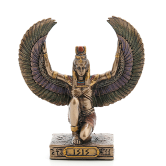 Luna Ignis Egyptian Mini Statue - Isis (Bronze)
