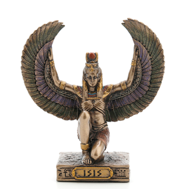 Luna Ignis Egyptian Mini Statue - Isis (Bronze)
