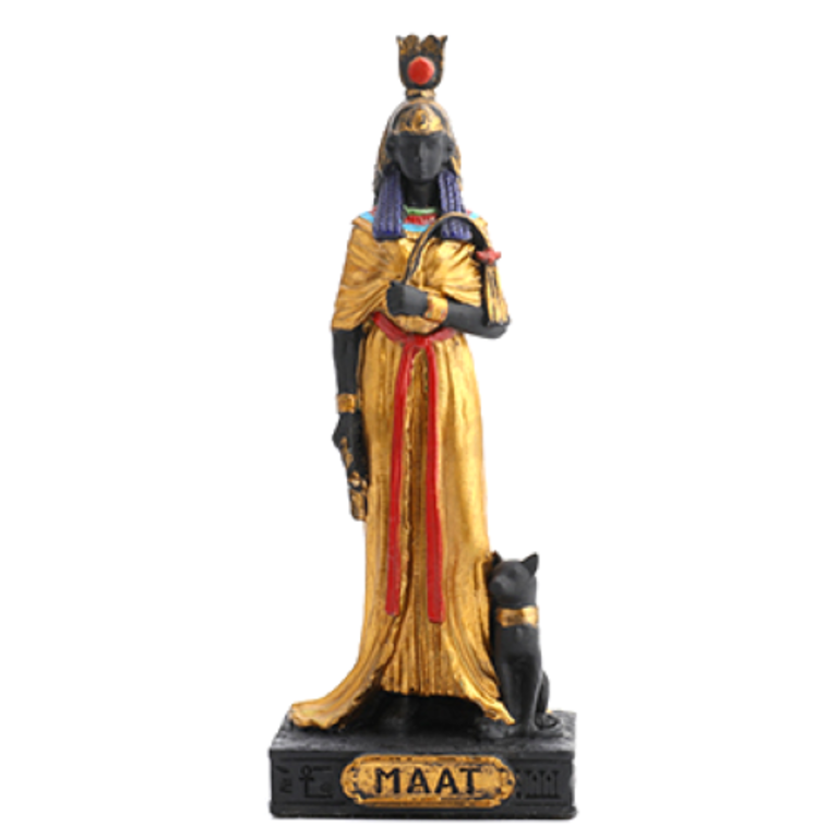 Luna Ignis Egyptian Mini Statue - Maat (Painted)