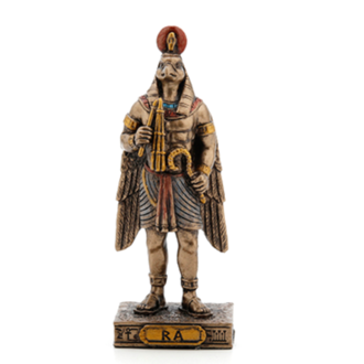 Luna Ignis Egyptian Mini Statue - Ra (Bronze)