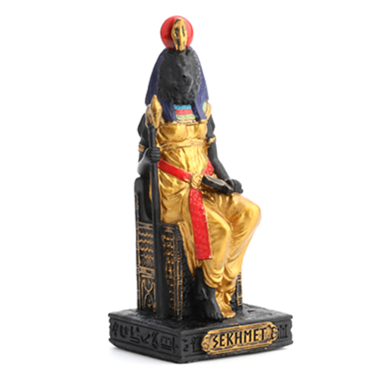 Luna Ignis Egyptian Mini Statue - Sekhmet (Painted)