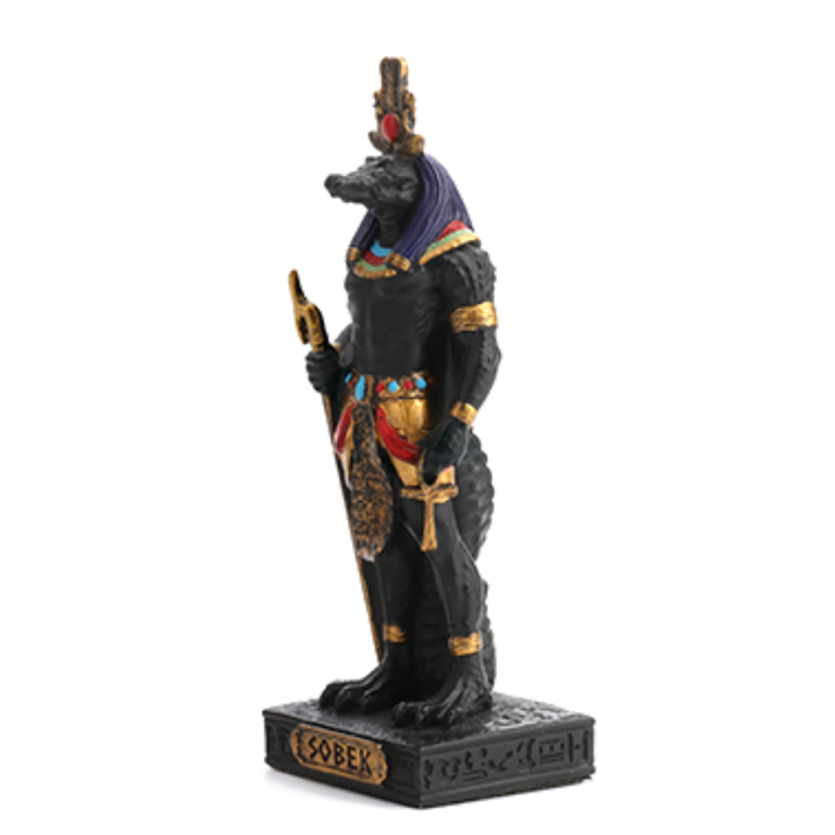 Luna Ignis Egyptian Mini Statue - Sobek (Painted)