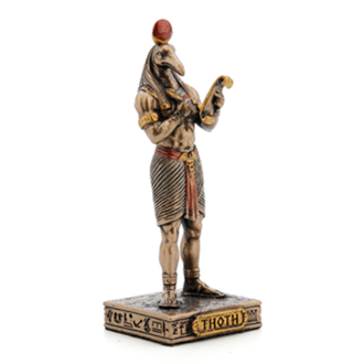 Luna Ignis Egyptian Mini Statue - Thoth (Bronze)