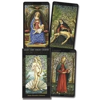 Llewellyn Publications GOLDEN BOTTICELLI TAROT (78 cards & instruction booklet)