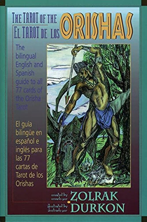 Llewellyn Publications The Tarot of the Orishas: The Bilingual English and Spanish guide to all 77 Cards of the Orisha Tarot