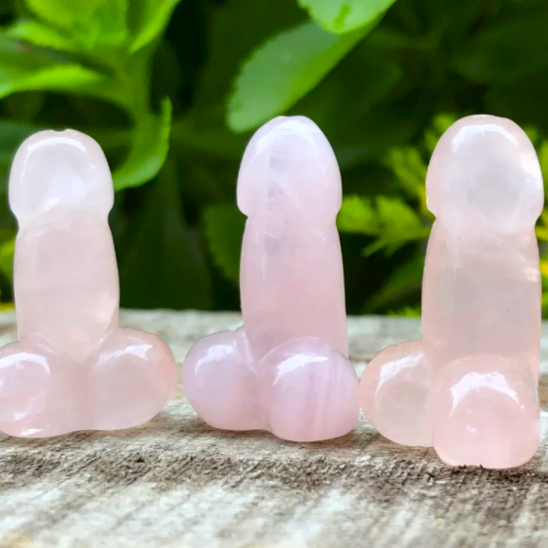 Luna Ignis Rose Quartz Penis