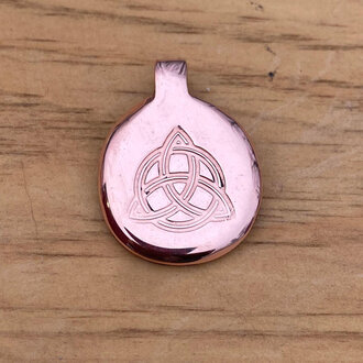 Luna Ignis Luna Ignis Hand Crafted Copper Triquetra Amulet pendant Luna Ignis Luna Ignis Hand Crafted Copper Triquetra Amulet pendant