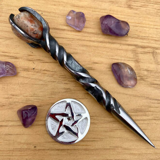 Luna Ignis Iron Burin with Sun Stone - Triple Twist