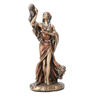 Luna Ignis Orisha Mini Statue - Oya