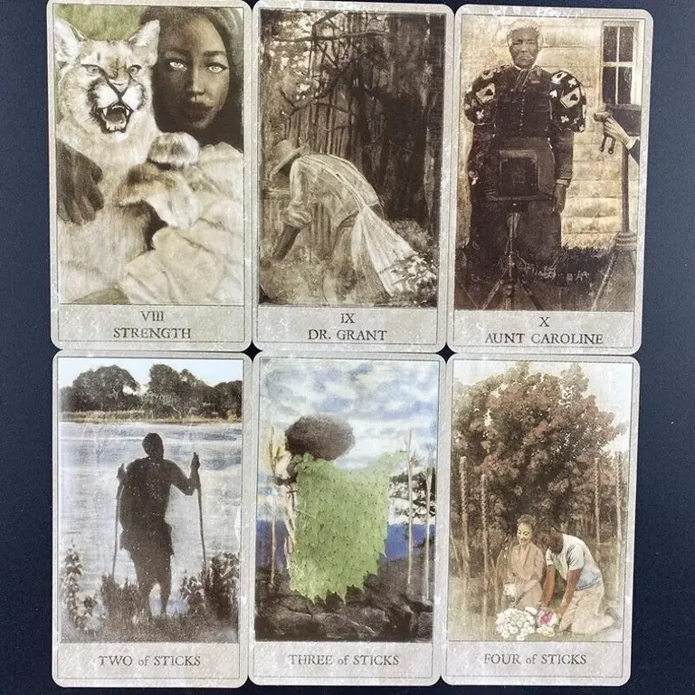 Microcosm Hoodoo Tarot: 78-Card Deck and Book for Rootworkers