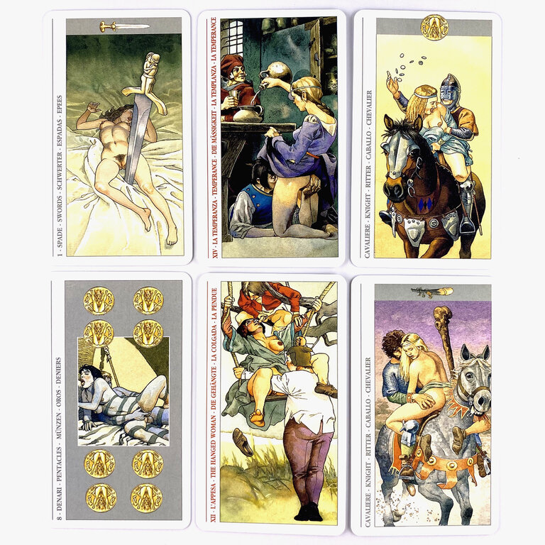 Llewellyn Publications DECAMERON TAROT (78 full-color cards & instruction booklet)