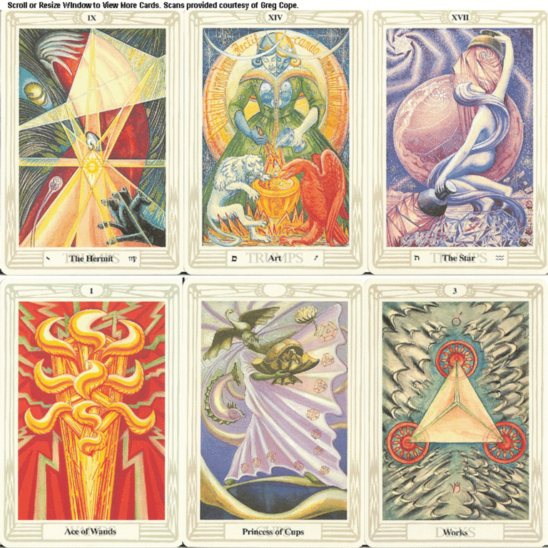 U.S. Games Aleister Crowley Thoth Tarot Deck (Large)