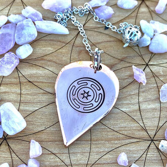 Luna Ignis Luna Ignis Artisan Copper Pendulum Hand Crafted with Hecate Wheel