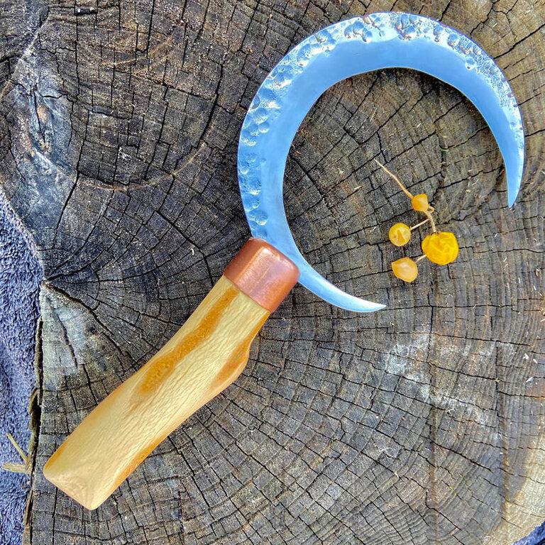 Luna Ignis Crescent Moon Boline With Beech Handle