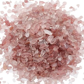 Luna Ignis Strawberry Quartz Chips 1oz (Crystal Chip Bar)