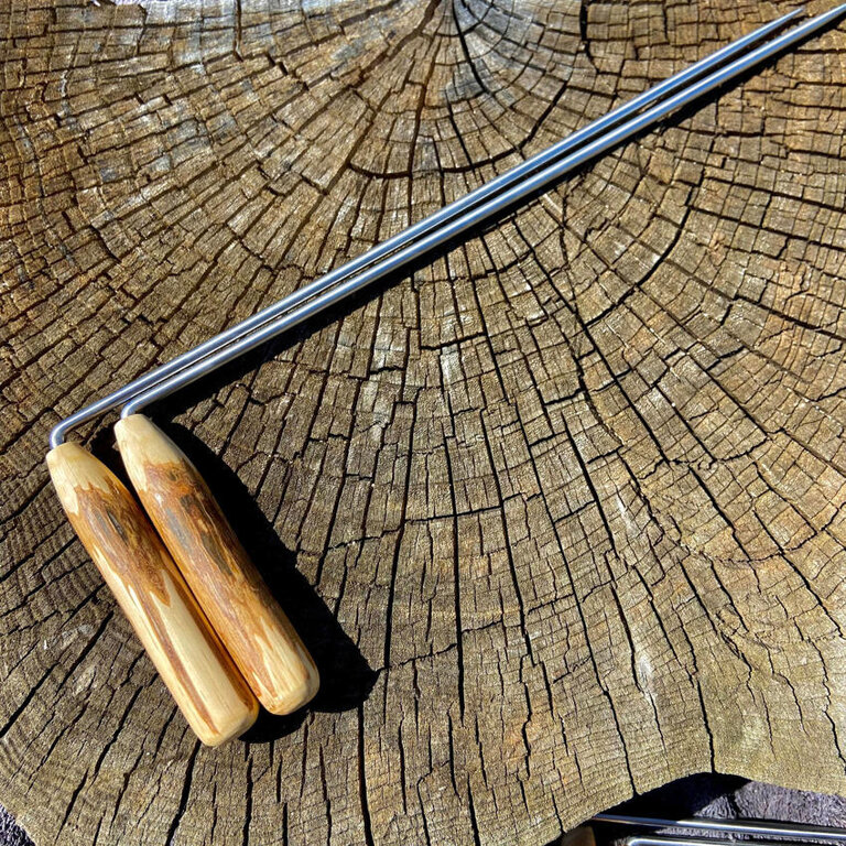 Luna Ignis Dowsing Rods With Oak Handles