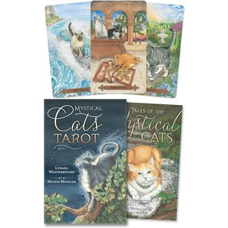 Llewellyn Publications MYSTICAL CATS TAROT (78-card deck & 312-page book)
