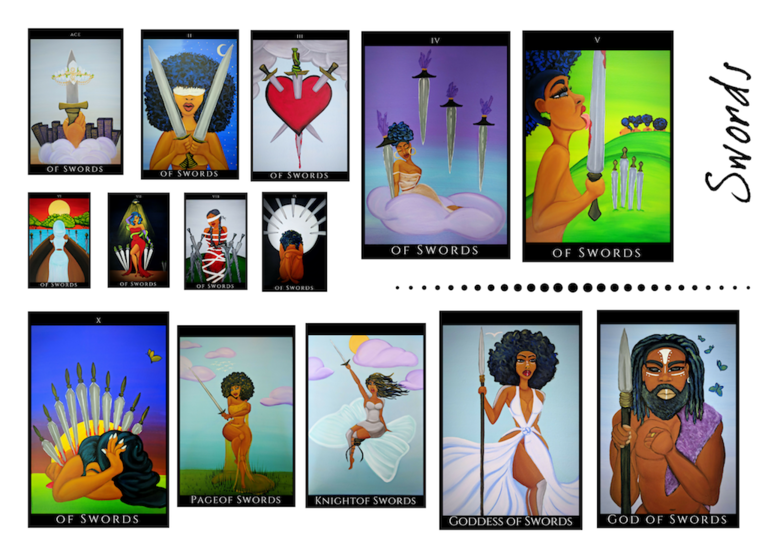 U.S. Games Afro Goddess Tarot Arcanas